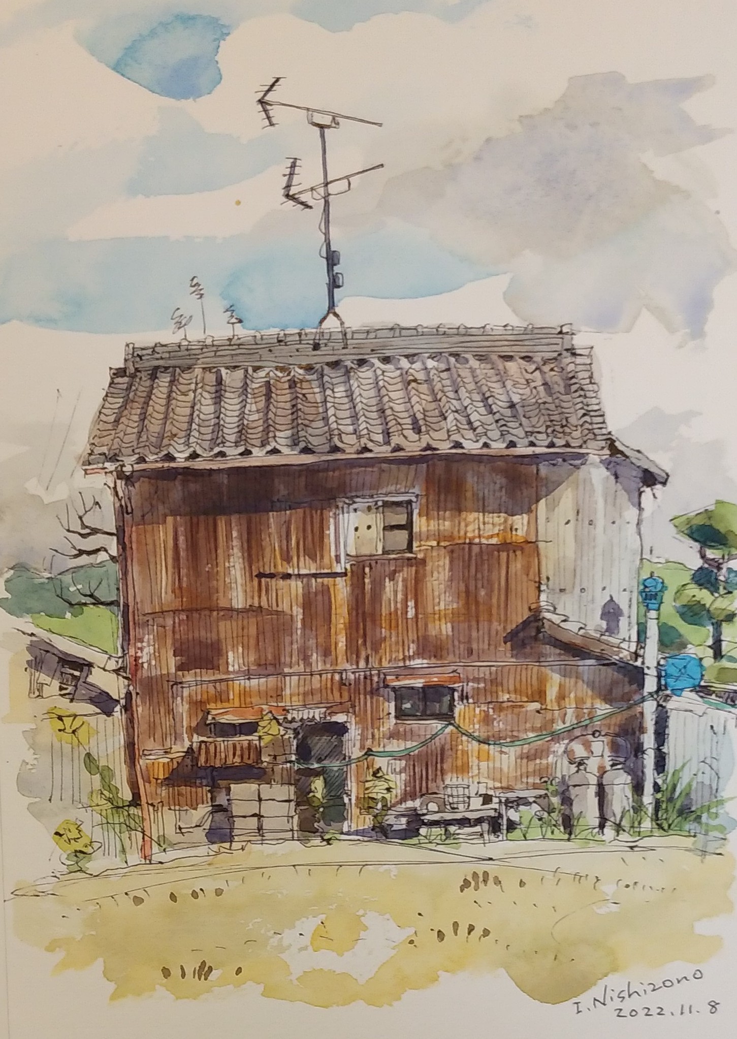 西薗和泉 水彩画展 “毎日がスケッチ日和” | イベント | 奈良県みんなで