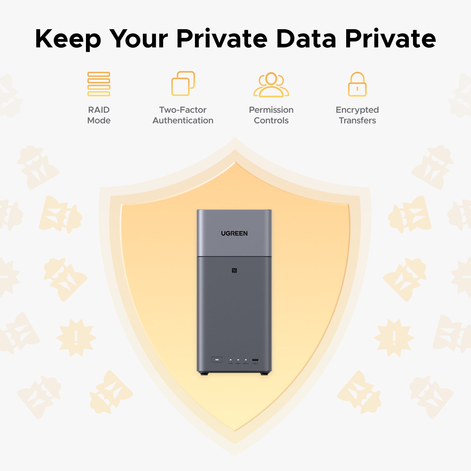 2 Bay Home NAS Server | 60TB Private cloud storage – UGREEN NAS US