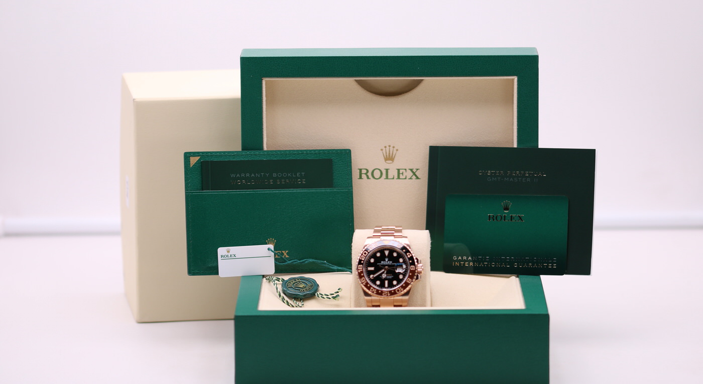 Rolex GMT-Master II Rose Gold Rootbeer 126715CHNR – 2021