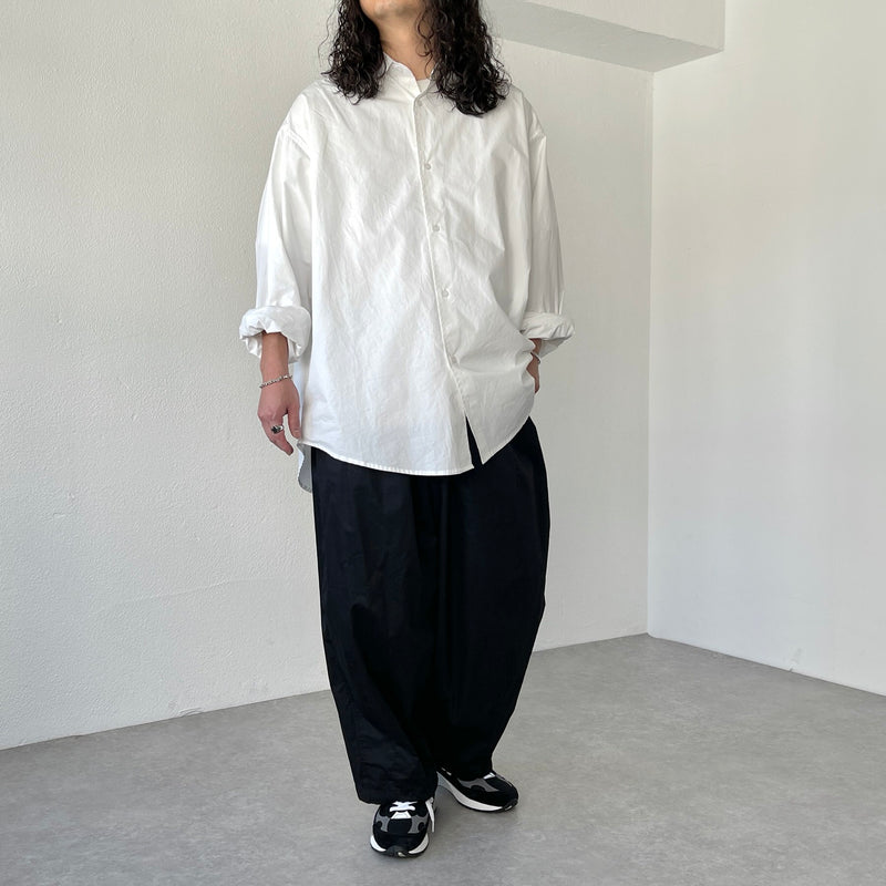 wide silhouette pants / black（ワイドシルエットパンツ / ブラック