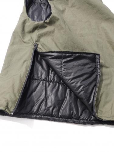 Natural/商品詳細 【MONITALY】 Reversible Insulated Vest (Vancloth)