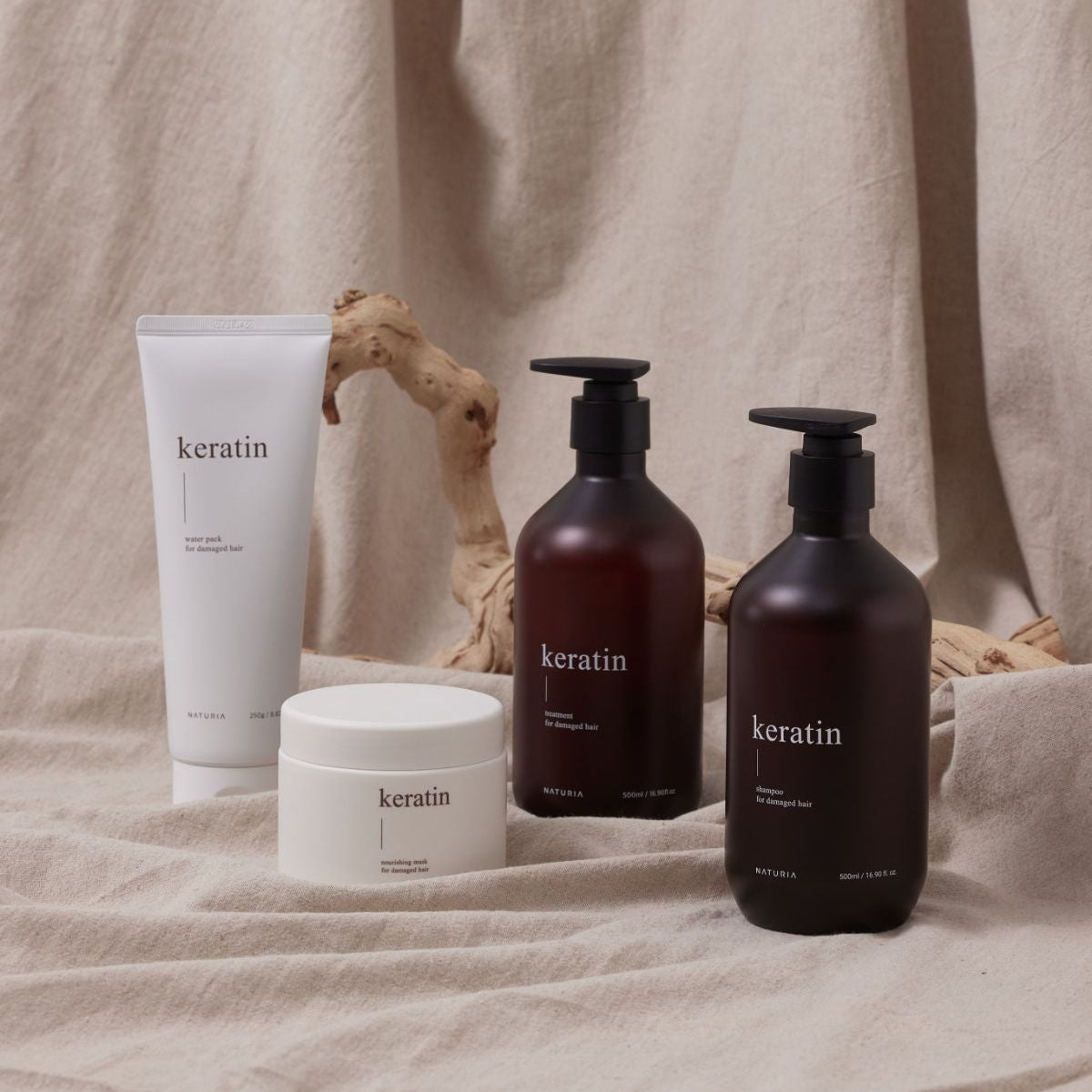 ケラチンシャンプー500ml （コンパクトサイズ 300ml） – NATURIA