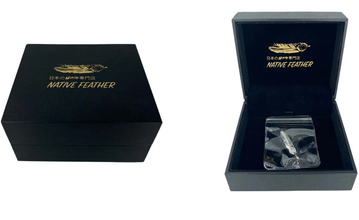 Goros Kimura Red Bead Set - Native Feather | 日本のGoro's専門店