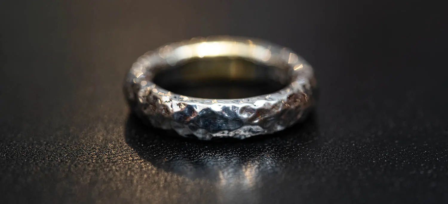 美しい指輪】 MOTO RT-02 月と太陽 リング (K24＆999SV)