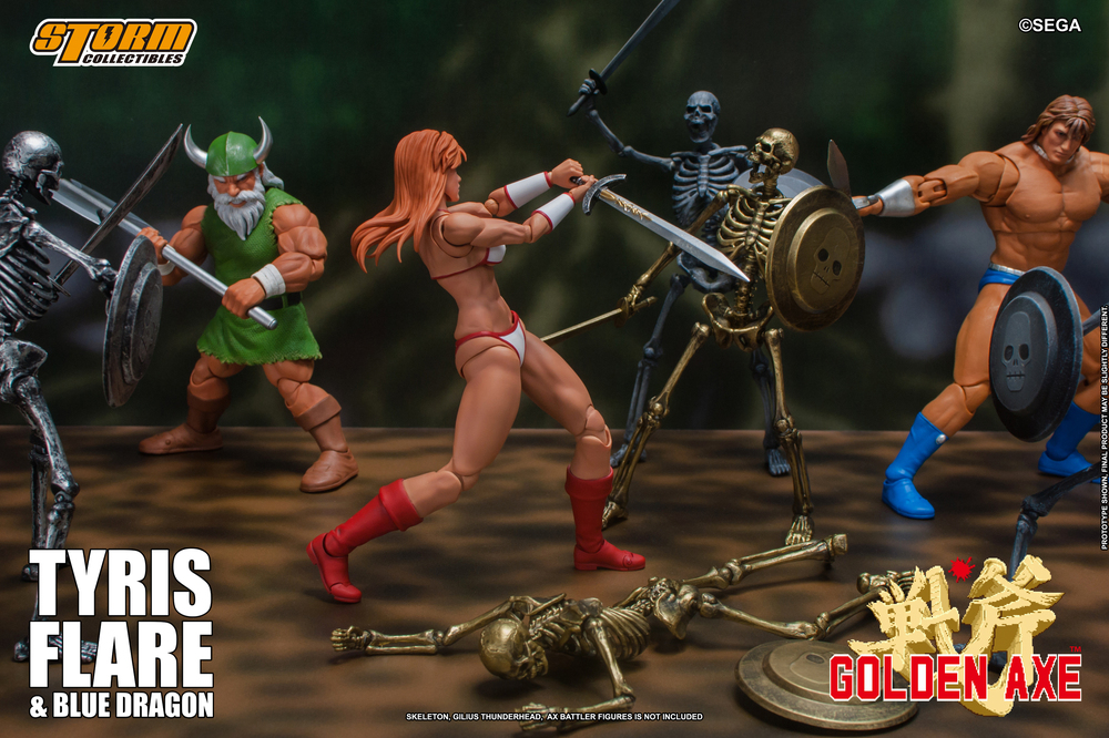 Golden Axe Action Figure Tyris Flare with Blue Dragon | 株式会社ノーツ