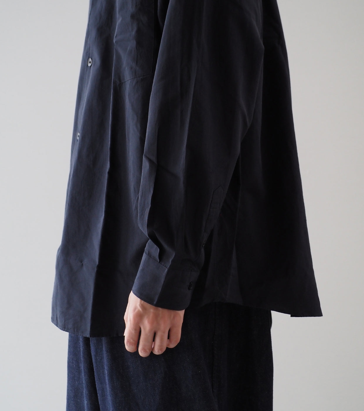 COMOLI SHIRTS, Navy – Navyblue