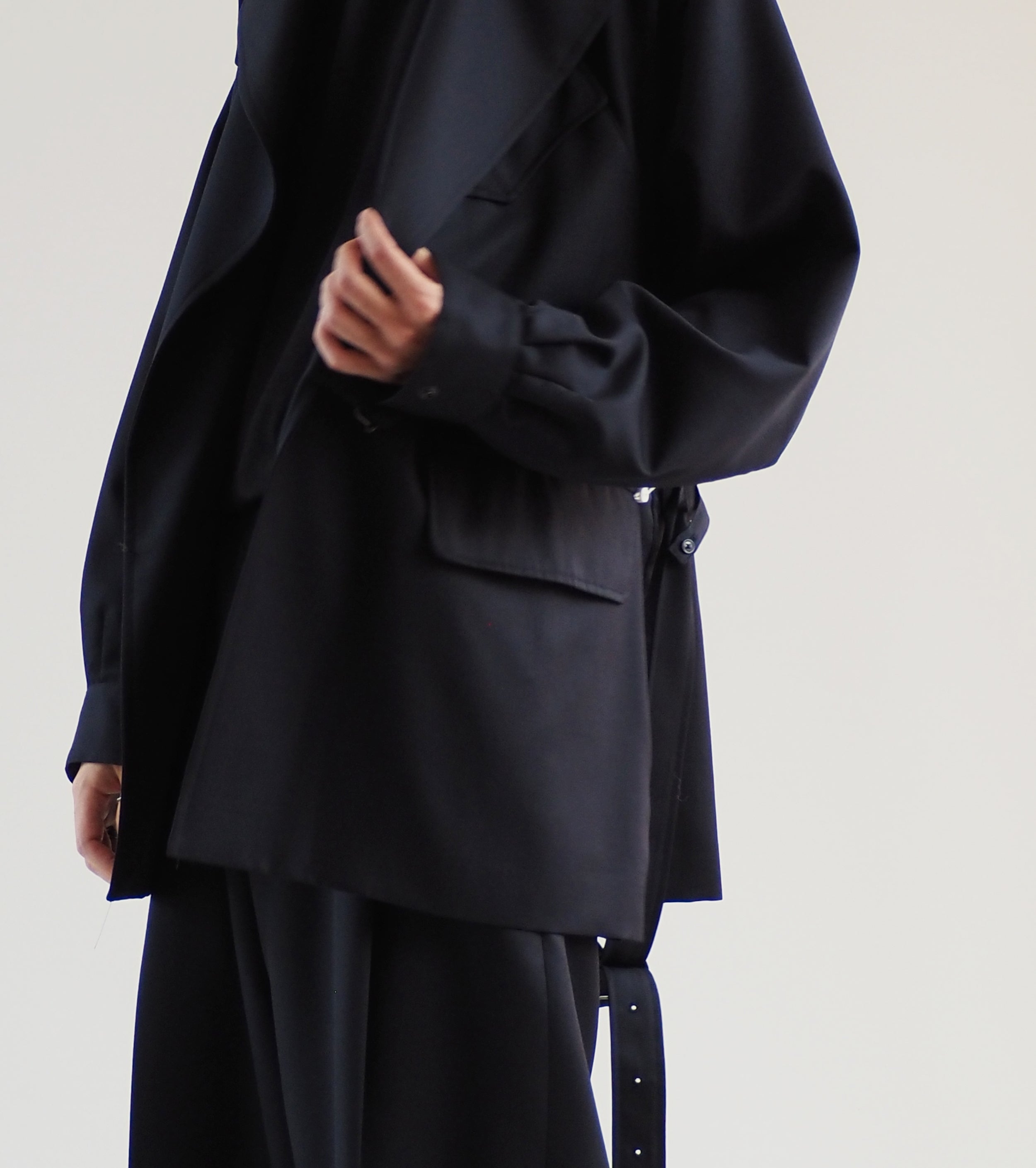 blurhms Wool Mohair Motorcycle Jacket,Dark Navy – Navyblue