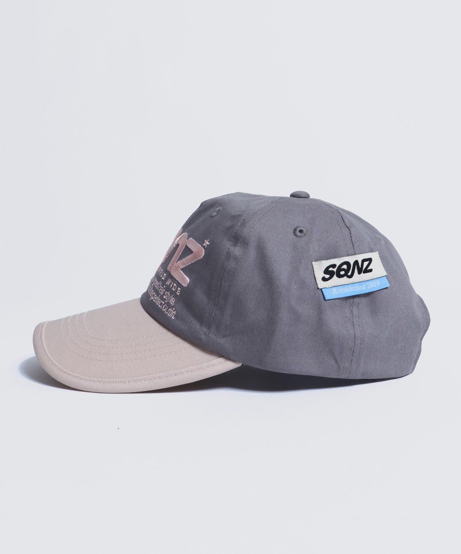 sqnz（エスキュンズ）】sqnz logo cap / ロゴ ベースボール キャップ