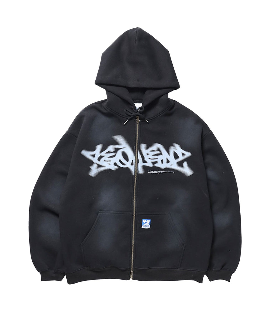 SEQUENZ（シークエンズ）】FADE ZIP P/K /フルジップ オーバーサイズ