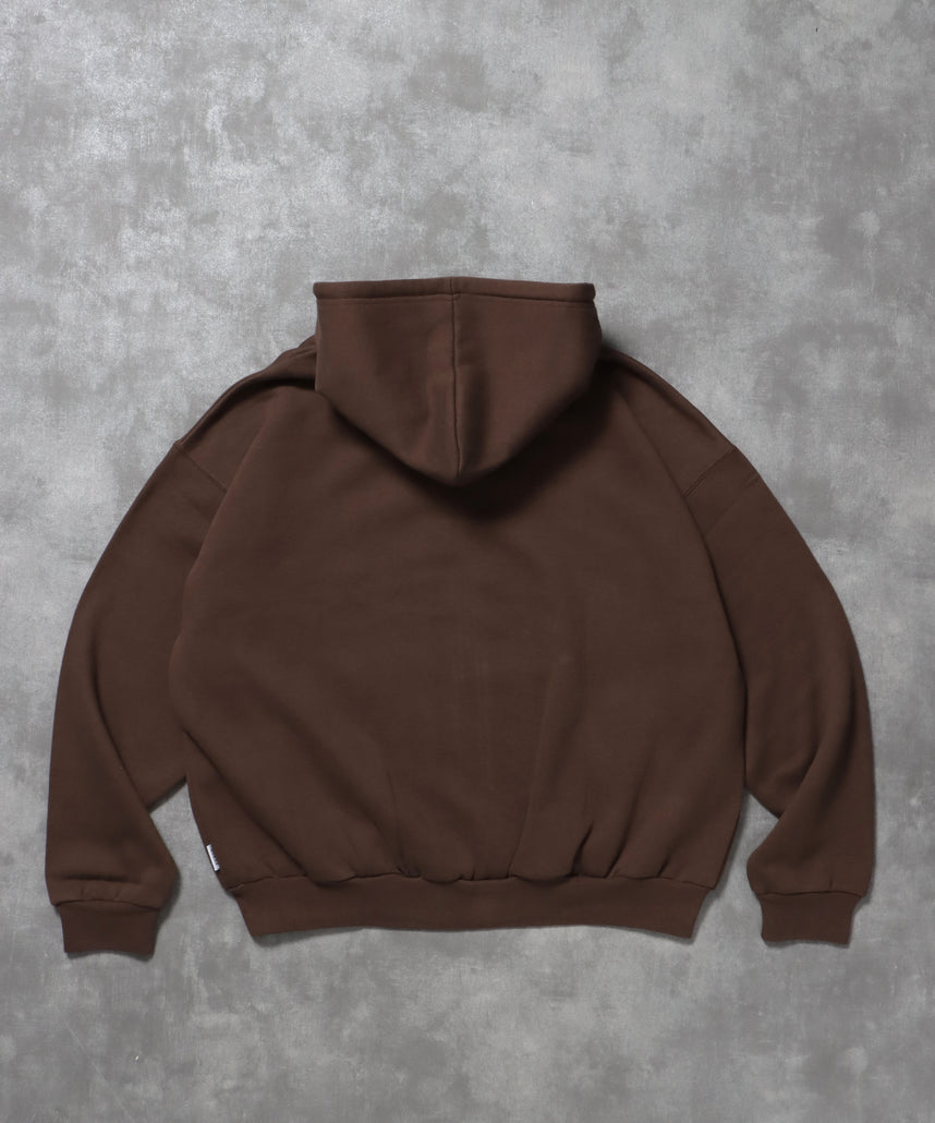 FFEIN(フェイン)】ヘビーウエイトワンポイントロゴジップパーカー