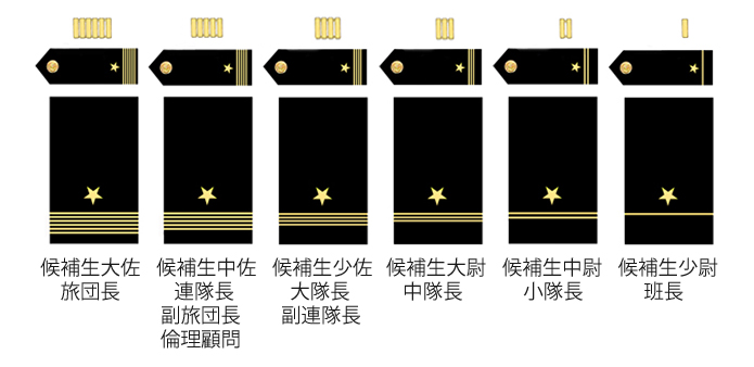 アナポリス海軍兵学校 袖襟肩章図 階級章解説とミニ裏話 アメリカ陸軍