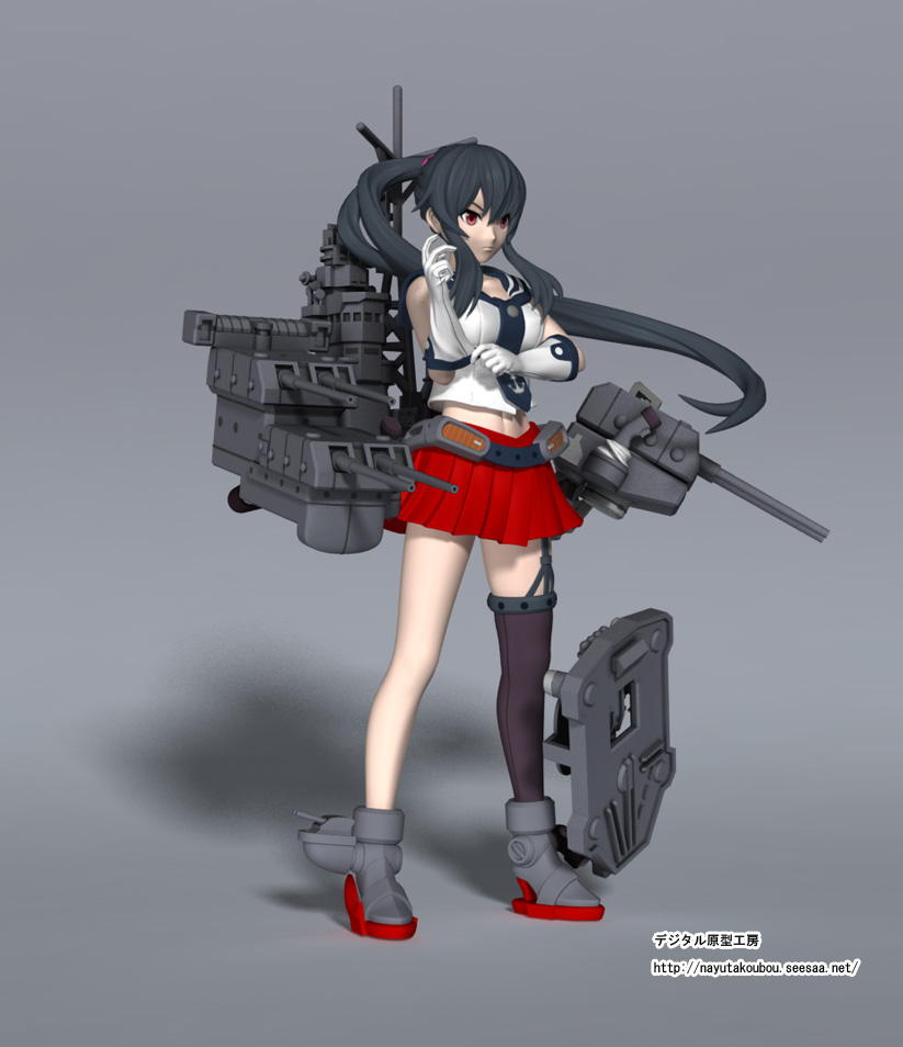 デジタル原型 艦これ 矢矧 1/8フィギュア 01: デジタル原型工房