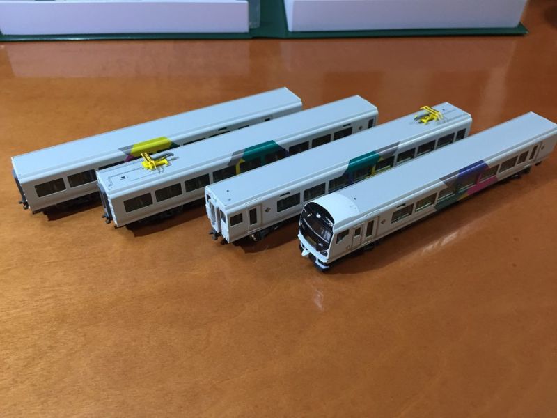 E257系あずさ・かいじが入線です。 KATO 10-434 4両増結セット