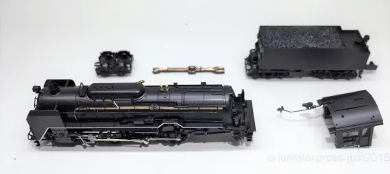 C62 山陽形（呉線）が入線しました。そして整備も KATO 2017-5