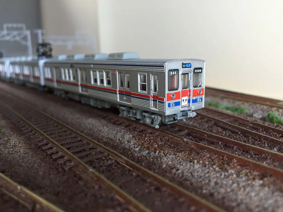 鉄コレ 京成3500形未更新車4両セット トミーテック 入線です