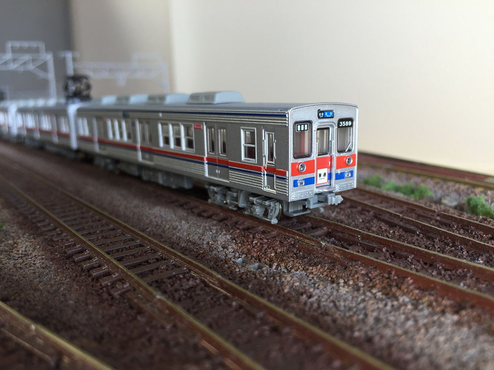 鉄コレ 京成3500形未更新車4両セット トミーテック 入線です