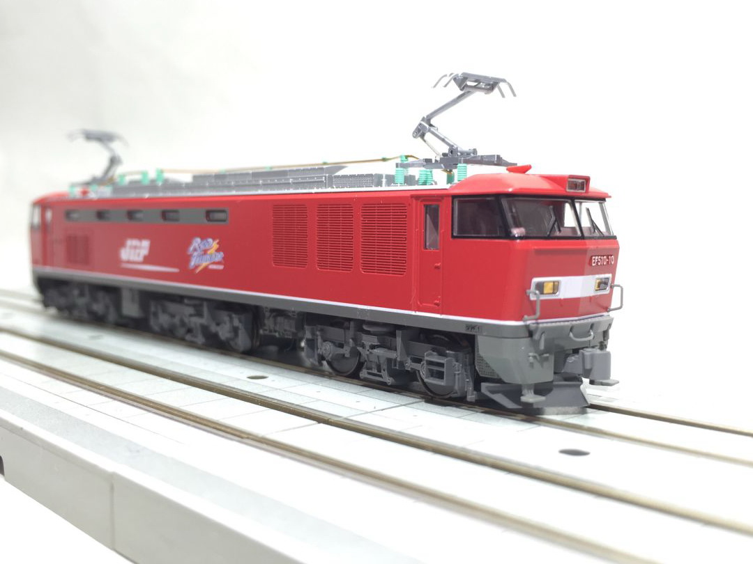 EF510 赤い彗星もといレッドサンダーが入線しました。KATO 3059