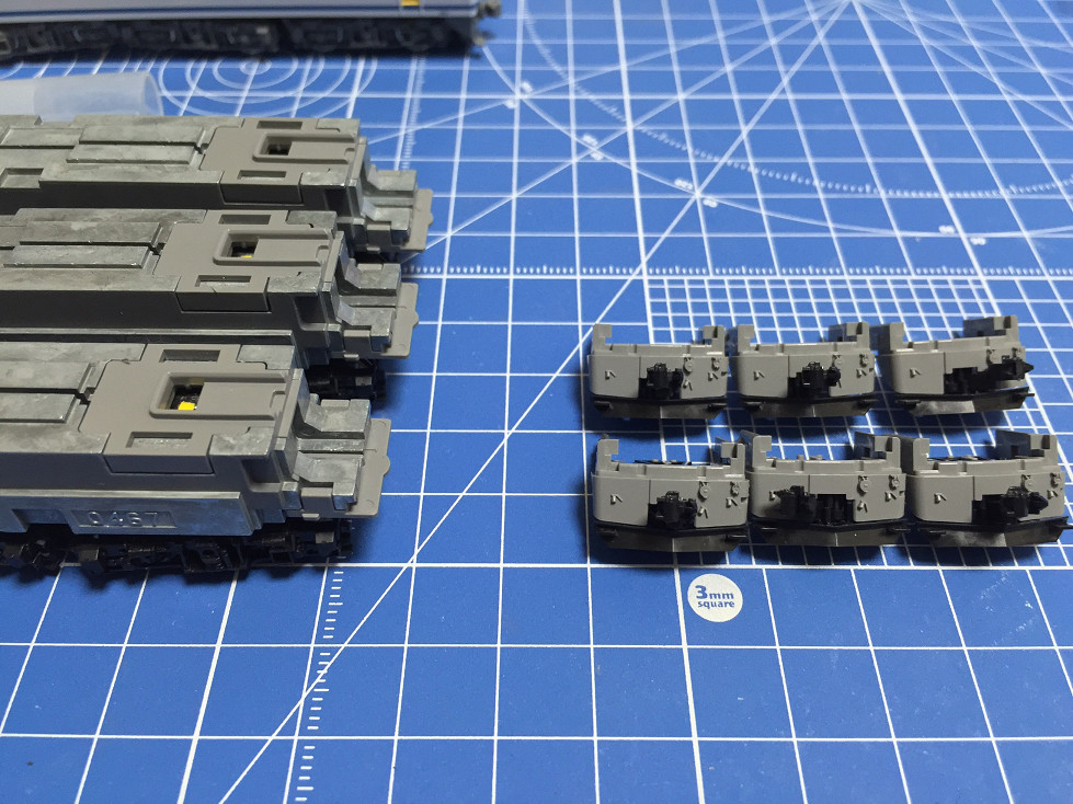 EF65 500番台 高崎機関区 535号機 539号機 541号機を弄る。入線済み