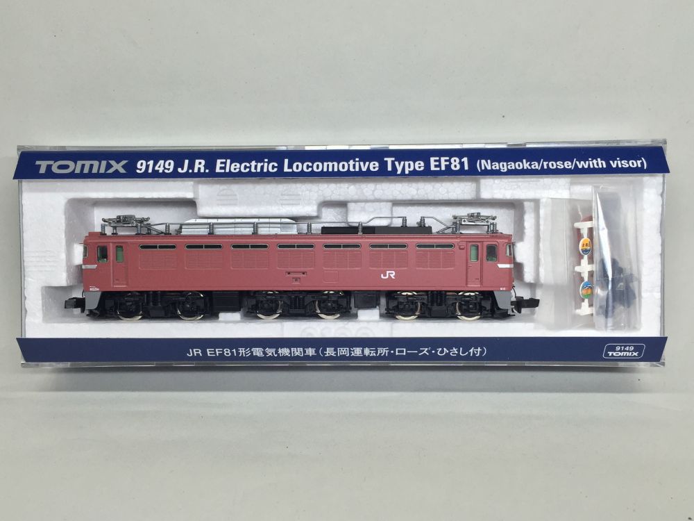 EF81 長岡運転所 ローズ・ひさし付 入線です。 TOMIX 9149 | NGaugeJP