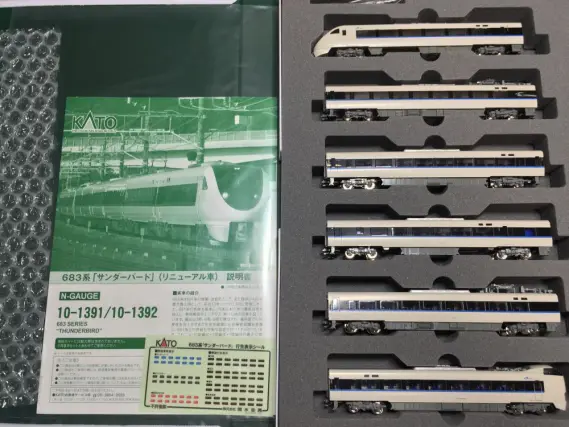 683系「サンダーバード」リニューアル車 入線(^^♪ KATO 10-1391/10