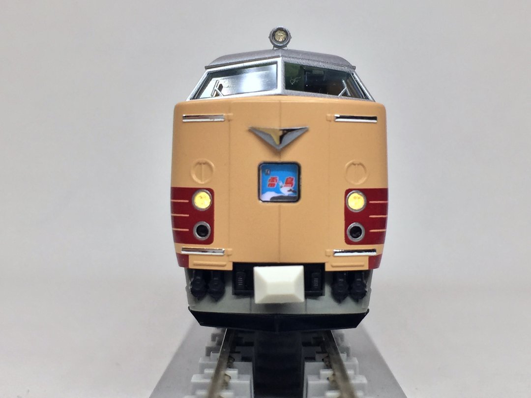 九州新幹線800系(流れ星新幹線)を弄る。ポポンデッタの室内灯装備