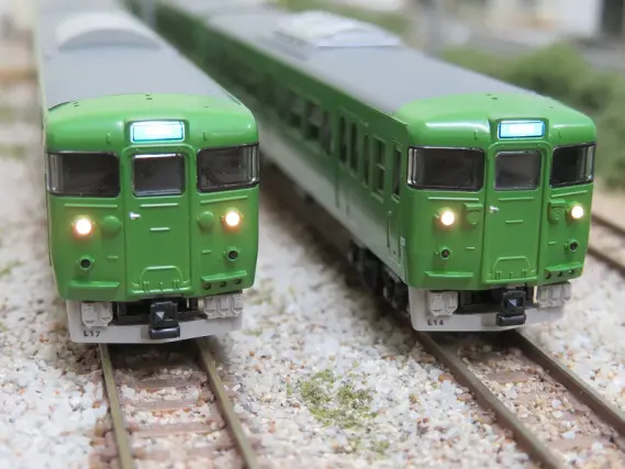 JR113系7700番台（40N体質改善車・京都地域色・L17編成）基本4両編成