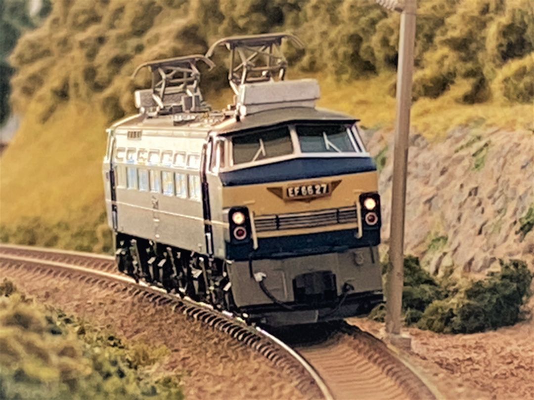 EF66 27号機を弄る。その3 新型 M-13モーターに換装してみる。TOMIX