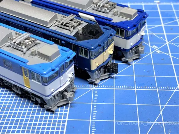 TOMIX機にKATOナックルカプラーを取付ける。リカラー製品 TX091 3D