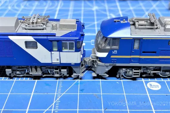 TOMIX機にKATOナックルカプラーを取付ける。リカラー製品 TX091 3D