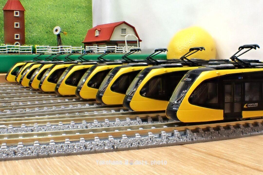 TOMYTEC】鉄コレ「宇都宮ライトレールHU300形HU317 LIGHTLINE」宇都宮