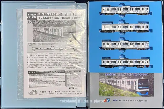 伊豆急3000系 Y1編成「アロハ電車」が入線しました。MICROACE A7667