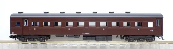 高崎運転所 旧型客車（スエ78 15＋スハ43系） が入線です。KATO 10