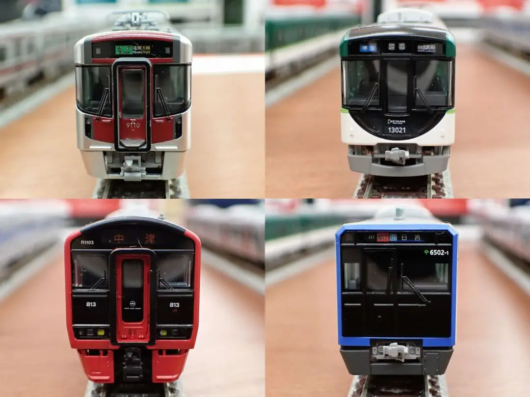 ポポンデッタ】試作品画像（都営6500形、JR九州813系3100番代、西鉄