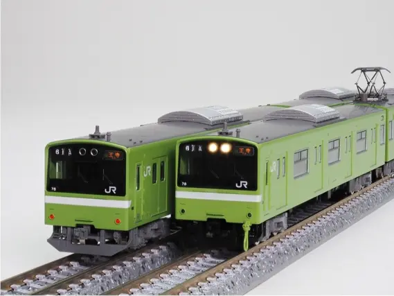 201系通勤電車（JR西日本30N更新車・ウグイス・混色床下)セット 品番