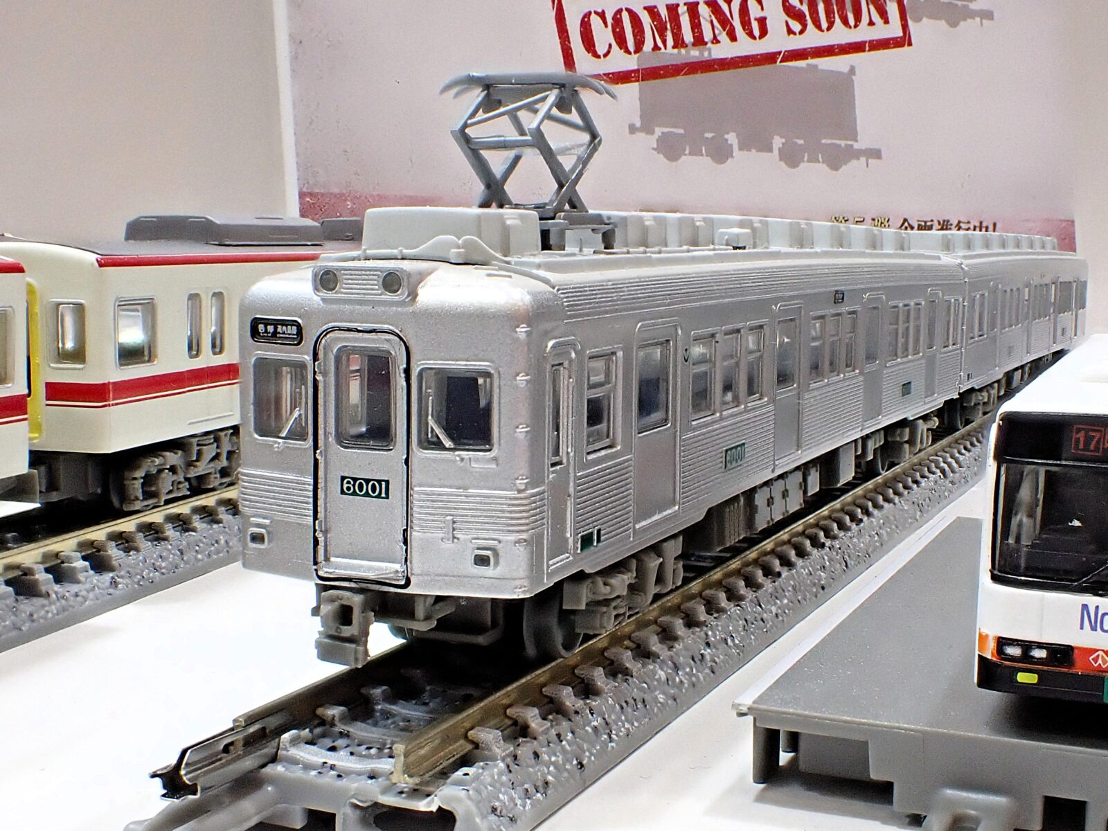 鉄コレ】南海電気鉄道6000系（なつかしのステンレス無塗装） 2両セット