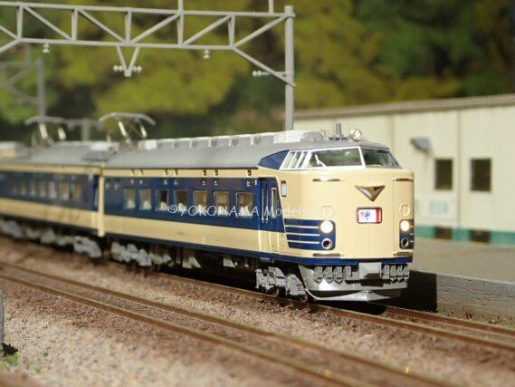 583系 N1・N2編成「わくわくドリーム号」 が入線しました。 KATO 10