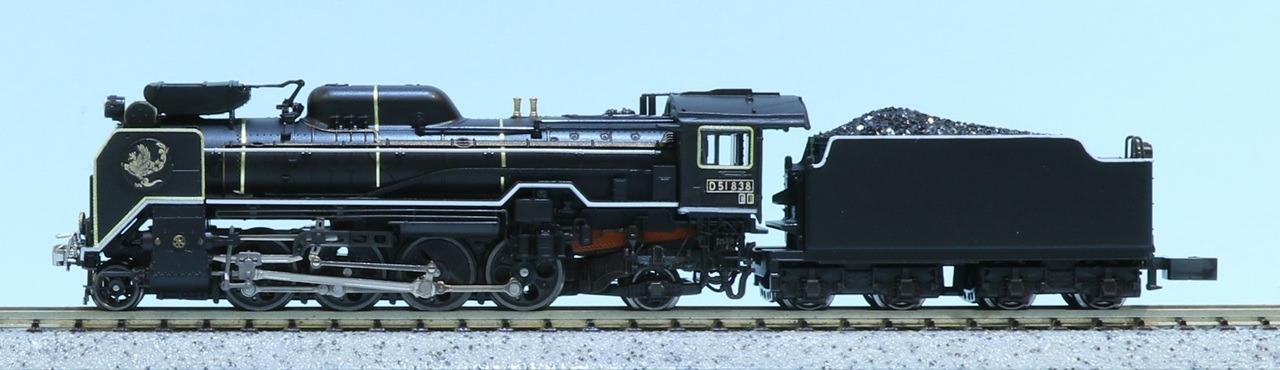 KATO】2025年11月下旬～12月発売予定 D51 838 新見機関区 KATO京都駅店