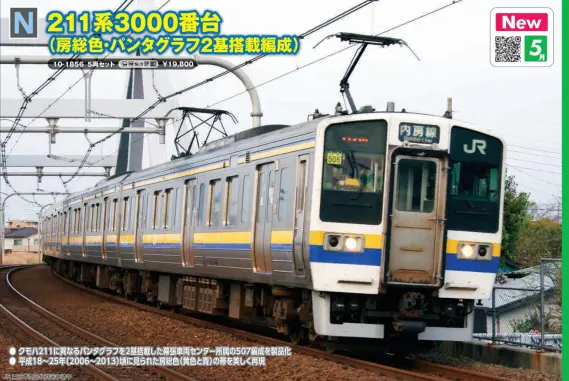 KATO】発売予定品ポスター公開 2026年5月・8月発売予定 房総色211系