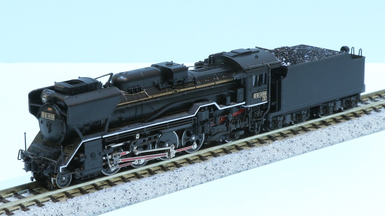 KATO】 D51 499 奈良運転所（赤ロッド） 2026年2月発売予定 KATO京都駅