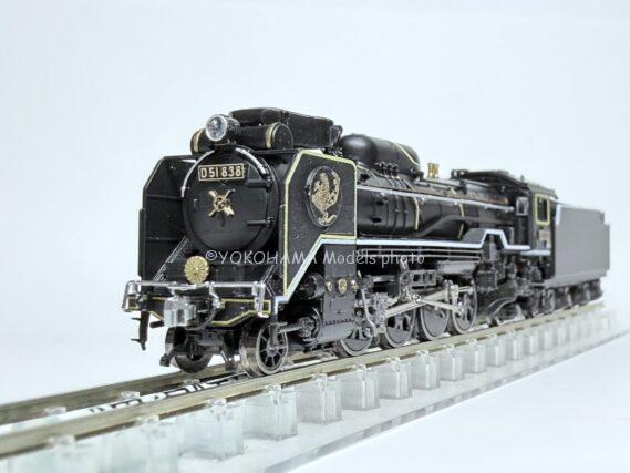 D51形838号機 新見機関区 が入線しました！ KATO 京都駅店特製品 2016