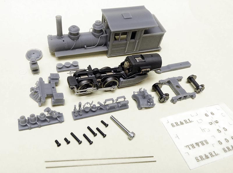 Toma Model Works Sandy River & Rangeley Lakes 0-4-4T No. 6 in