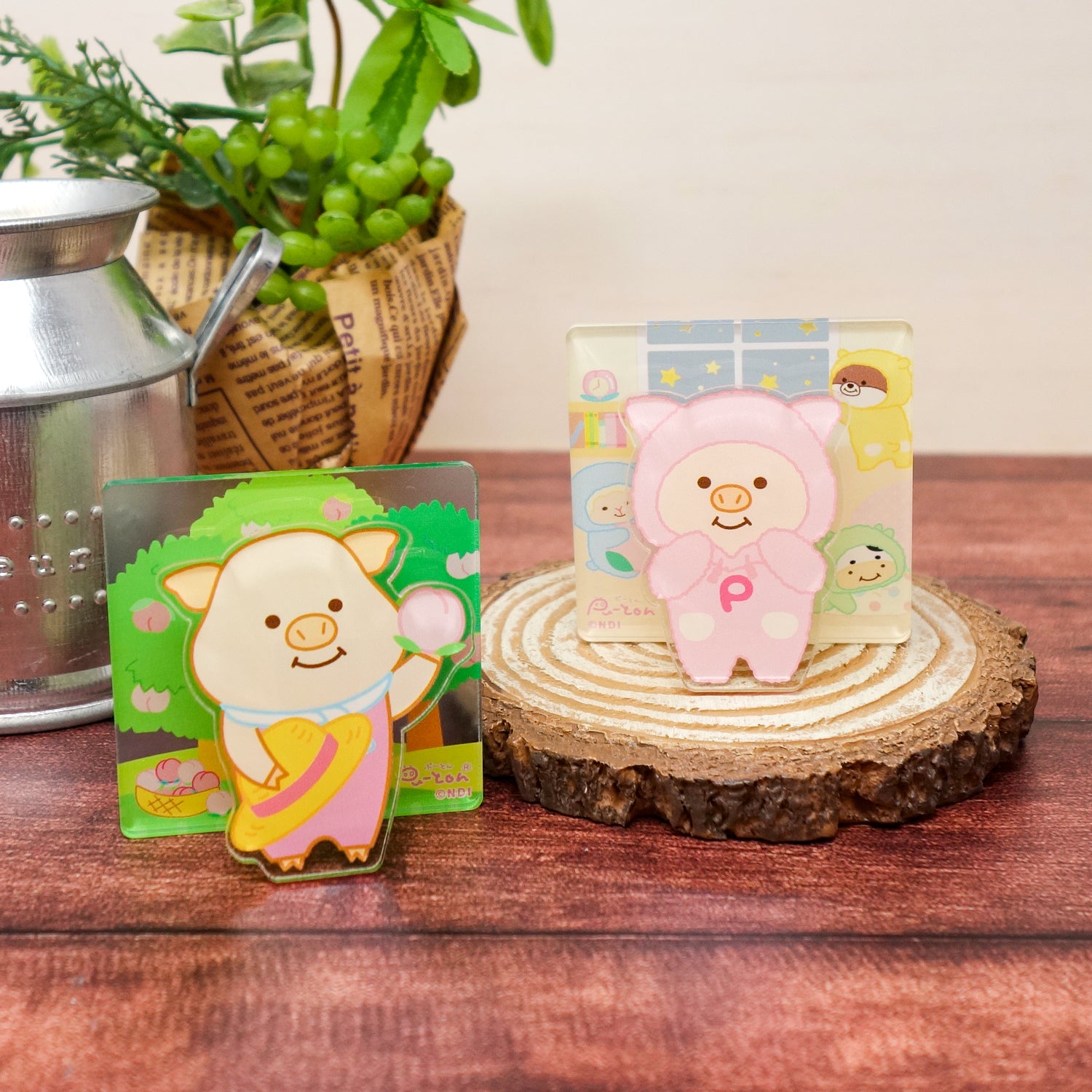 こぶたのぷーとん アクリルクリップスタンド【全2種】 – nipopo