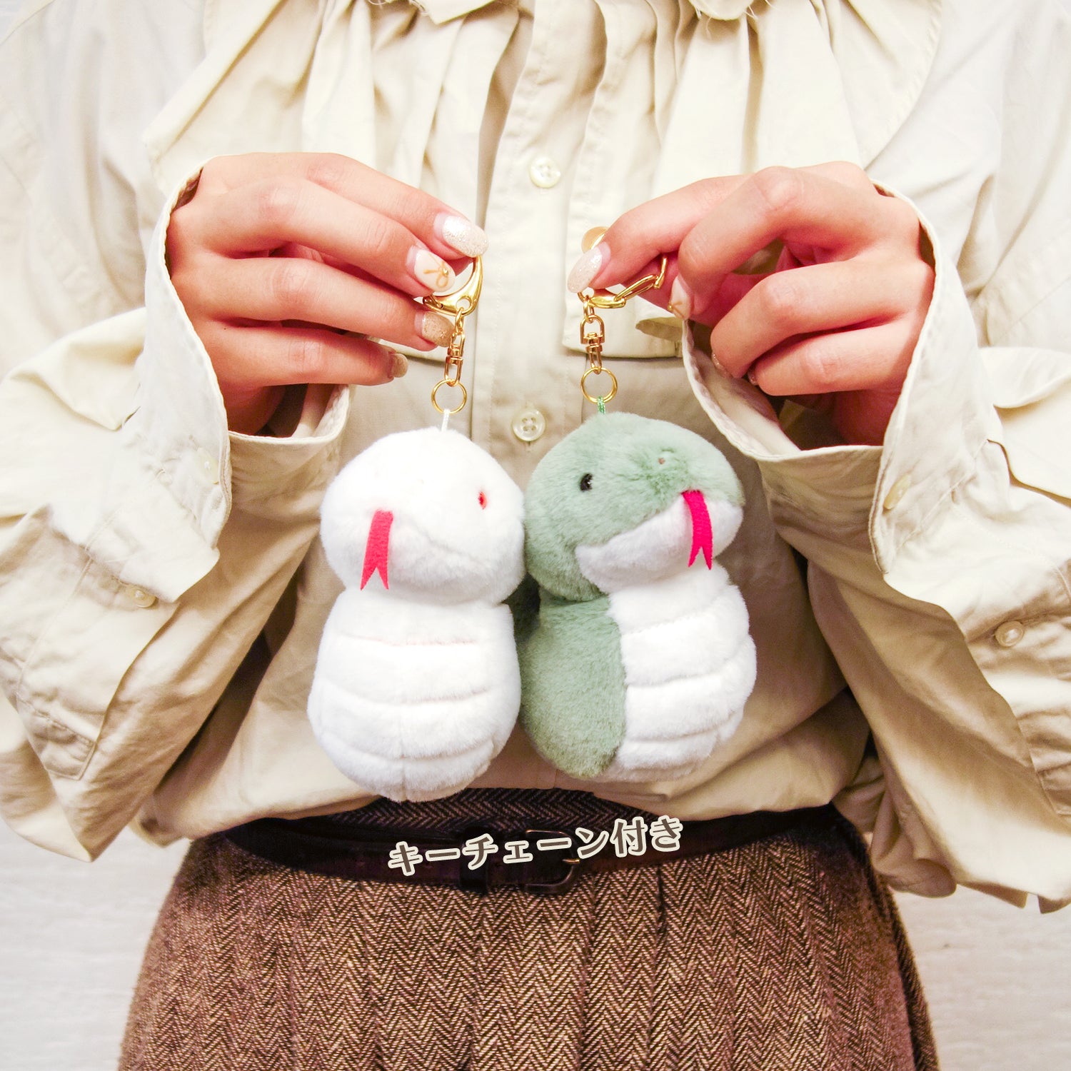 巳年 干支ぽちゃシリーズ へびのこ キーチェーン【全2種】 – nipopo