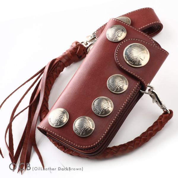 BRANDS :: REDMOON :: ロングウォレット :: オールドバイカーシリーズ