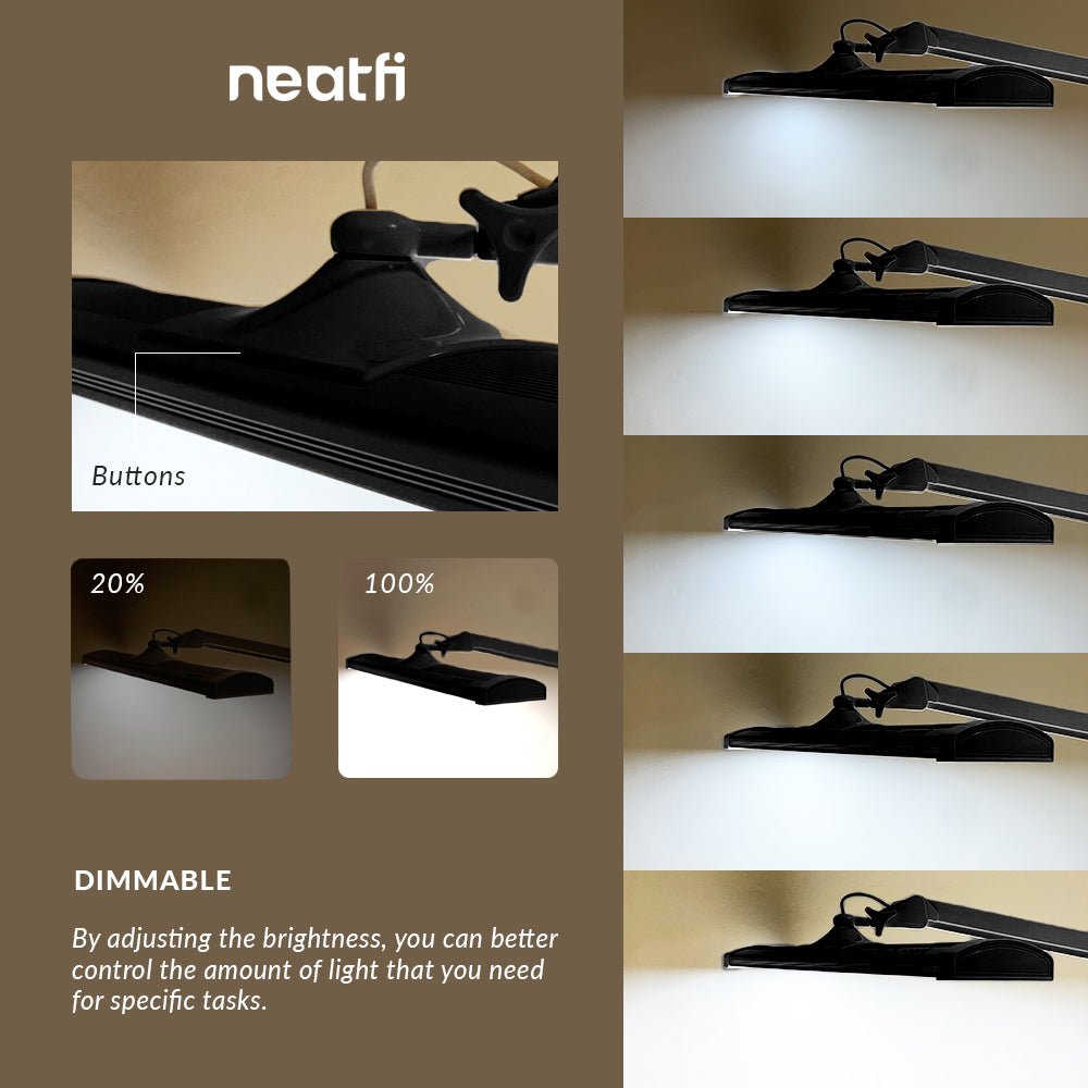 26” Wide Shade Ultra LED Desk Lamp with Clamp, 3,500 Lumens