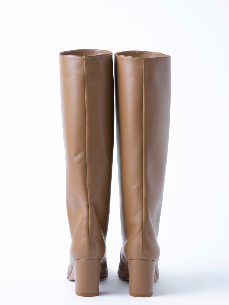 スクエアトゥロングブーツ 7322/AZU/CAMEL – NEBULONI E.