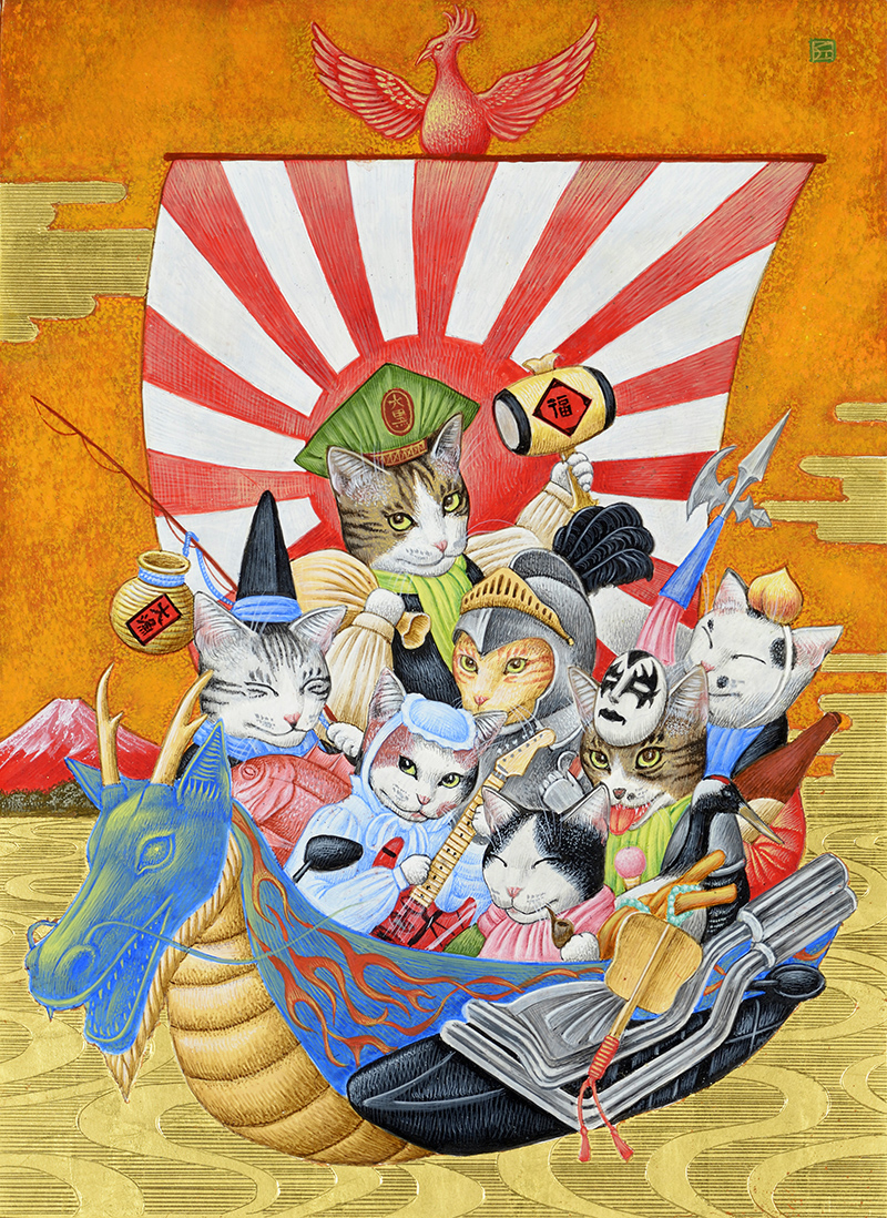 美術のなかの猫たち 古典絵画の超絶技巧で描く猫ルネサンス 高根沢晋也