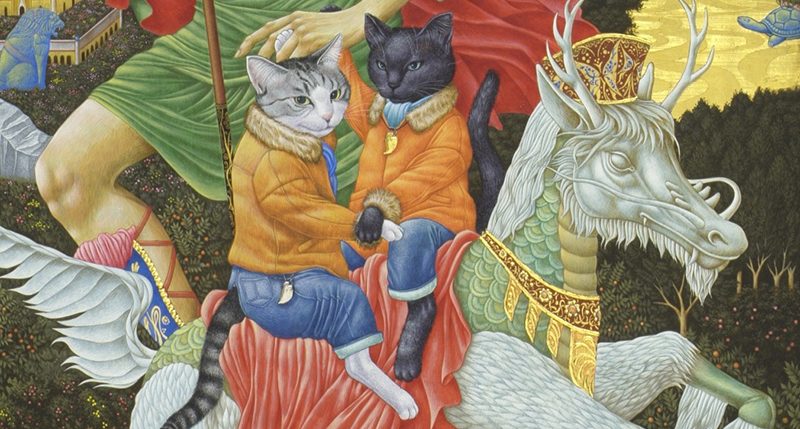 美術のなかの猫たち 古典絵画の超絶技巧で描く猫ルネサンス 高根沢晋也