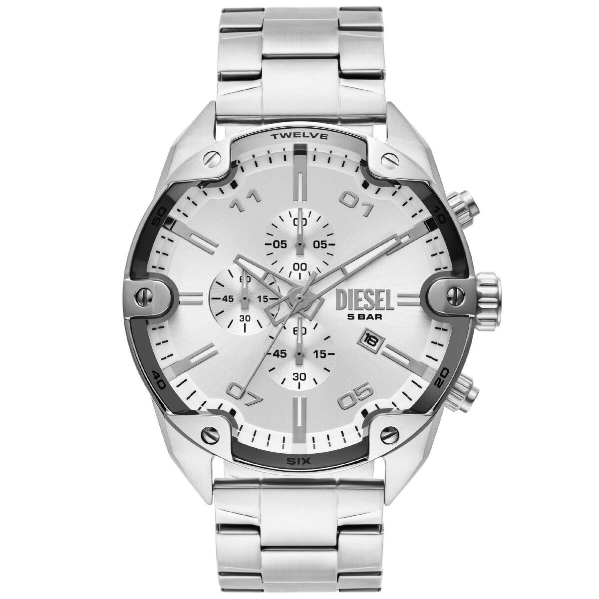ディーゼル DIESEL 腕時計 メンズ SPIKED クロノグラフ ステンレス