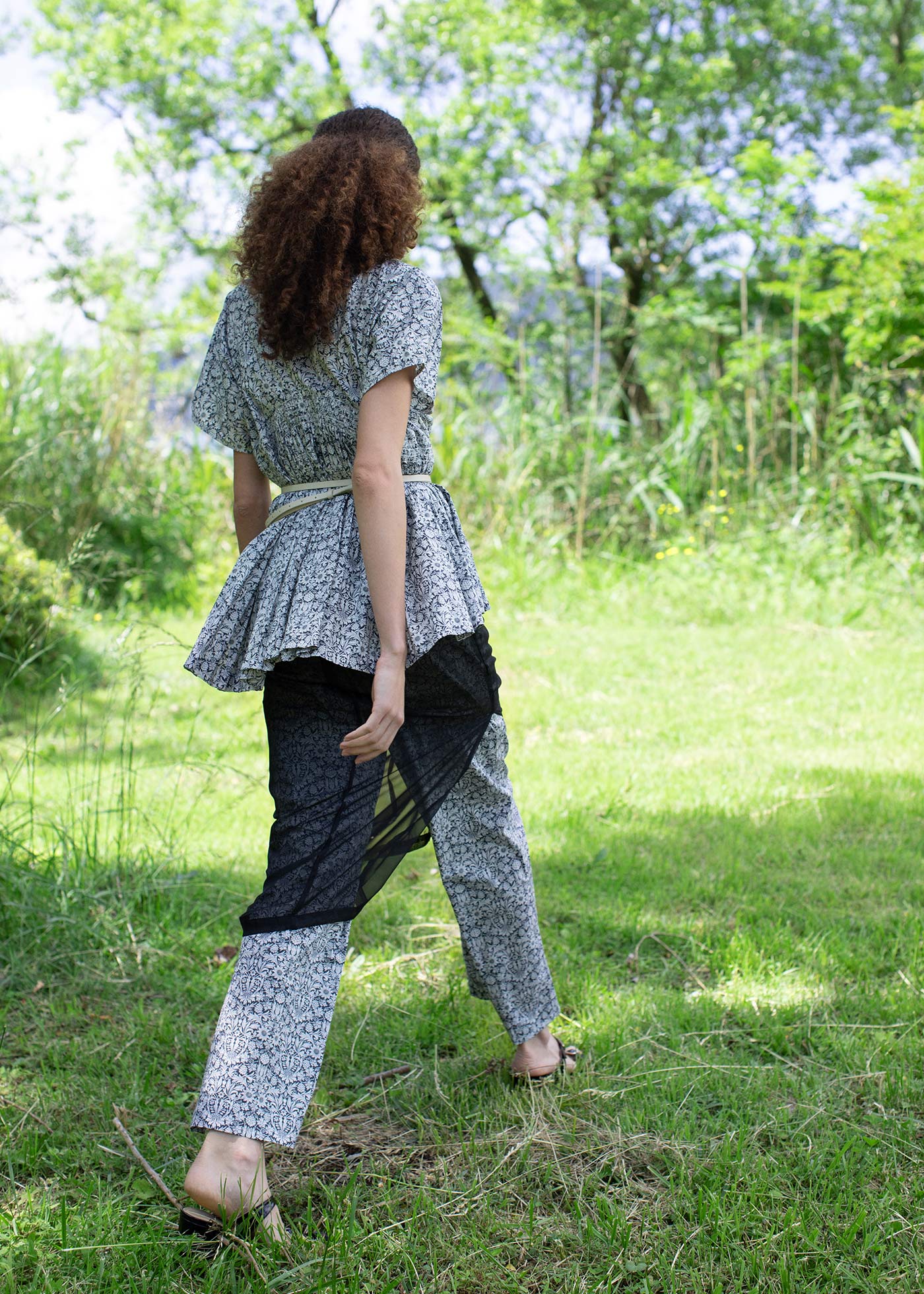 Liberty Print Shirring Blouse | Pasand by ne Quittez pas | パサン